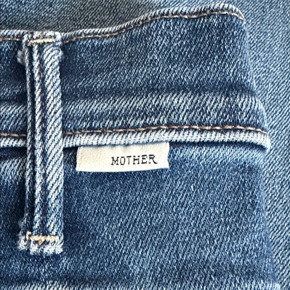 MOTHER Wide Leg Jeans in Indigo - Picture 10 of 11